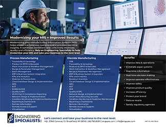 manufacturing information systems flyer image